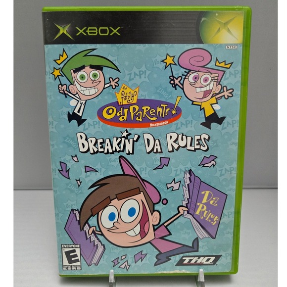 Xbox Other - Fairly Odd Parents: Breakin Da Rules 2003 Microsoft Xbox - Case &  Disc Working